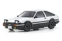 Kyosho Mini-Z Toyota Sprinter Trueno AE86 Initial D ASC Painted Body Shell - White Panda MZP479ID