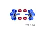 GPM Blue Aluminium Steering Hubs 2Pcs MAK021-B