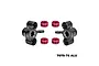 GPM Black Aluminium Steering Hubs 2Pcs MAK021-BK