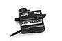A black Yeah Racing Hackgear micro digital servo with a 2kg rating, featuring a metal casing and white printed branding.