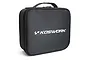 A black Koswork hard frame storage bag with a top handle and white logo, isolated on a white background.