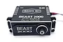 A black Reefs RC BEAST 2000 1/5 scale brushless servo winch with metal casing and silver accents on a white background.