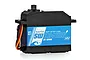 Savox SW-0241MG Plus high voltage waterproof servo with a blue metal case and black plastic top, shown against a white background.