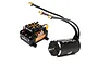 Spektrum Firma brushless motor and Smart ESC combo set on a white background.
