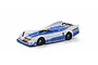 A Kyosho Fantom PZF T-33 1/12 scale RC pan car with a white and blue racing livery, featuring the number 1 and Kyosho branding on a white background.