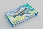 Trumpeter 1/48 scale De Havilland Hornet F.3 plastic model kit box featuring box art of the aircraft in flight.