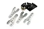 Integy Silver Aluminium SCX10 Lower Shock Mount Lift Kit C24949SILVER