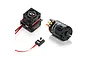 Hobbywing QuicRun 10BL60 ESC and 3650 brushless motor combo set with cooling fan and power switch.