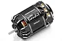 Hobbywing XeRun Bandit G4R sensored brushless motor in black with silver accents, shown from a front-quarter angle.