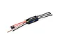 Hobbywing Seaking V4 160A brushless ESC for RC boats, featuring a black heatsink, water cooling tubes, and attached power and motor wires.