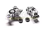 Integy Silver Aluminium Revo Steering Block Set T3118S
