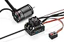 Hobbywing XeRun AXE 540L R2 2100Kv brushless motor and ESC combo for RC crawlers on a white background.
