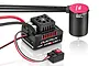 Hobbywing Quicrun WP 10BL120 ESC and 3652 brushless motor combo set with wiring and power switch.