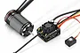 Hobbywing Xerun AXE Plus R3 135A ESC and AXE 4274SD 1700Kv sensored brushless motor combo set on a white background.