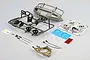 Killerbody Silver-Grey Aluminium 1/10 TRX-4 Bumper Upgrade Set w/ LEDS 48717