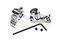 Integy Silver Aluminium SC10 1 Degree Rear Hub Set T7852SILVER