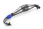 Olimat Engineering 45cc 2 Piece Exhaust Pipe Set - Non Silenced 1013-45