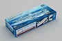 Trumpeter 1/350 scale USS CVE-26 Sangamon plastic model kit box showing artwork of the aircraft carrier at sea.