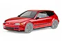 MST 1/10 Honda Civic EG6 Unpainted Body Shell - Clear 720006