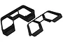 RPM Black LCG Slash 4WD/LCG Slash 4WD/Rally Nerf Bars 70652