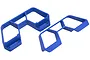 RPM Blue LCG Slash 4WD/LCG Slash 4WD/Rally Nerf Bars 70655