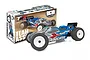 Team Associated RC10T7 1/10 scale 2WD electric truggy kit shown with its product packaging box.