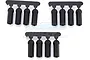 RPM Black HPI/Losi/Associated 4.3mm Ball & 3mm/4-40 Thread Rod Ends 12Pcs 73372