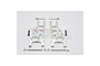 GPM Aluminium Front Suspension Arms 2Pcs - Silver CRA055-S