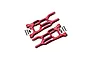 GPM Aluminium Rear Lower Suspension Arms 2Pcs - Red LU4056-R