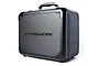 A black Koswork Mini V2 carry case with a textured finish and reinforced corners, standing against a white background.