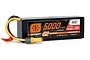 Spektrum 5000mAh 14.8V 50C G2 Smart LiPo battery in a black hard case with an IC5 connector on a white background.