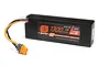 Spektrum Smart G2 11.1V 1300mAh 30C LiPo battery in a black hard case with an orange IC3 connector on a white background.