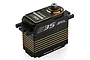 Power HD Storm S35 brushless servo in black and gold finish, featuring a metal case with cooling fins and a splined output shaft.