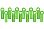 RPM Green Traxxas Long Rod Ends 12Pcs 80514