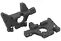 RPM Black T/E-Maxx Front Bulkhead Set 81062