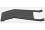 A grey RPM front skid plate for an RC car, shown from an angled top-down perspective against a plain white background.