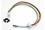 Traxxas EZ-Start wiring harness with a white plastic connector, multi-coloured wires, and a small black plastic mounting bracket.