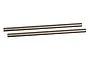 Two silver metal suspension arm pins for Traxxas X-Maxx RC vehicle.