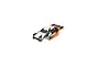 ARRMA 1/10 Vorteks 2WD Clipless Painted Body Shell - Orange ARA-1555