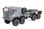 A grey Hobby Plus CR-18P Terranaut 8x8 RC rock crawler truck viewed from a high angle against a white background.