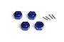 Maverick Aluminium 14mm Hexes 4Pcs - Blue 150473