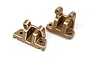 Maverick Aluminium Front and Rear Shock Tower Braces 2Pcs - Gold 150660