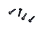 HSP 4x14mm Coarse Thread Binder Head Screws 6Pcs 8122018