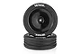 Atrek 2.3" Tracer Pro Ribbed Front Buggy Tyres on Black Dish Rims - Glued Wheels 2Pcs 2093
