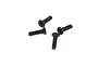 HSP 3x25mm Coarse Thread Binder Head Screws 6Pcs 812204