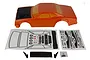 Team Associated 1/10 DR10 Reakt Drag Painted Body Shell - Orange 71083