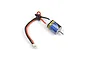 Maverick MS-030 63-Turn brushed RC motor with attached red and black wires and a small white connector.