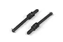 Two black Maverick CVD driveshafts for RC cars, shown against a plain white background.