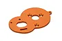 Atrek Aluminium Motor Mount Plate - Orange 2031