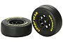 Traxxas 1.9" Goodyear Wrangler Tyres on 8 Spoke Black Rims - Glued Wheels 2Pcs 7378